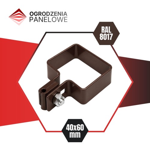 Obejma końcowa 40x60 mm RAL 8017.jpg