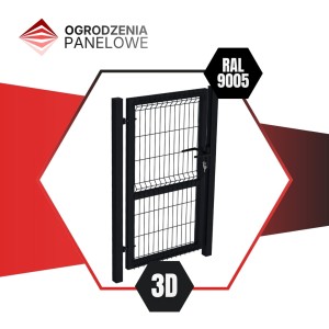 Furtka Panelowa 3D STANDARD - RAL 9005.jpg