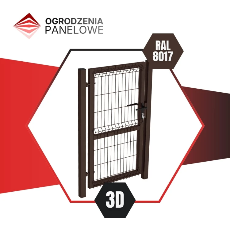 Furtka Panelowa 3D STANDARD - RAL 8017.jpg